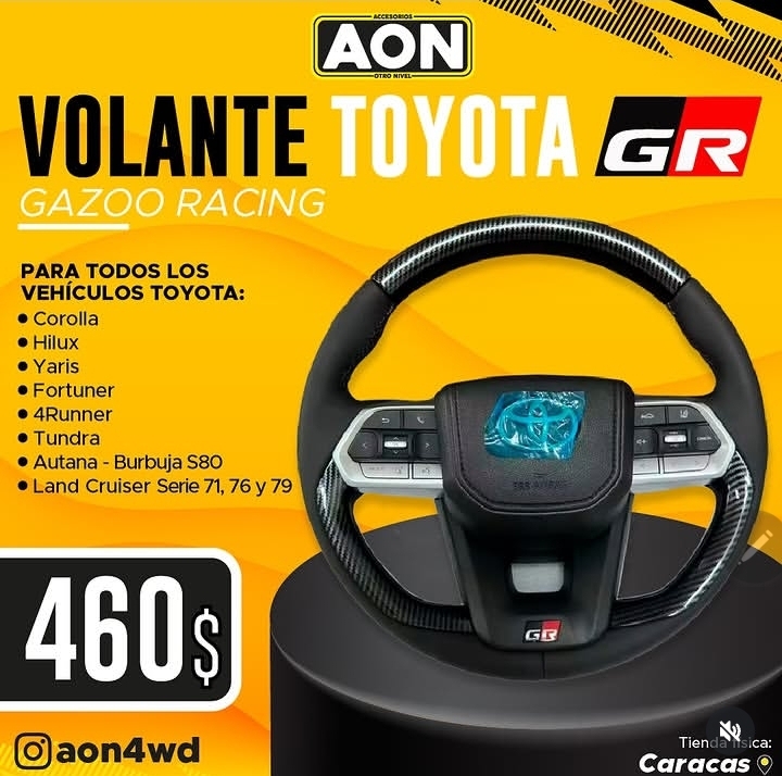 VOLANTE TOYOTA GR - GAZOO RACING