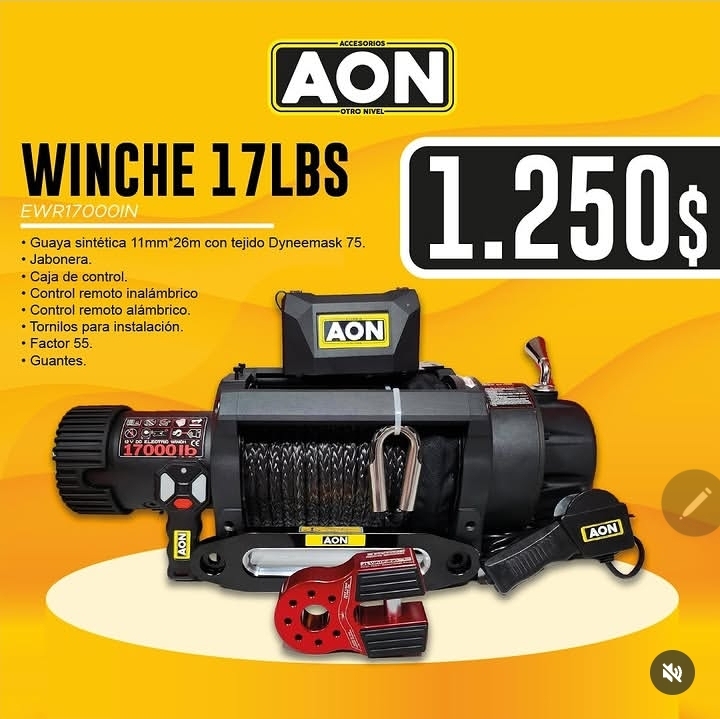WINCHE AON 17,000 LBS